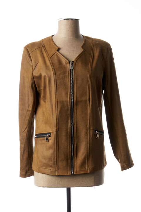 Veste casual femme Freda marron taille : 38 20 FR (FR)