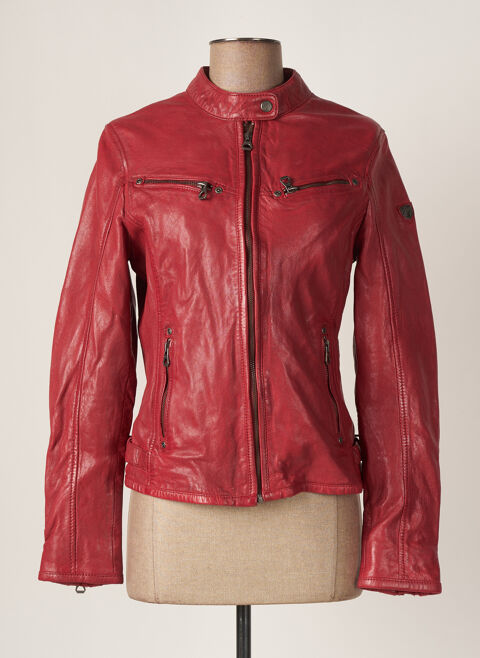 Veste en cuir femme Gipsy rouge taille : 38 56 FR (FR)