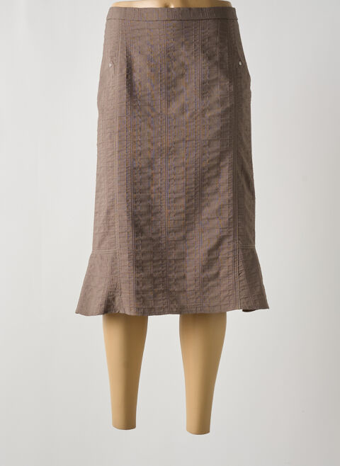 Jupe mi-longue femme France Rivoire marron taille : 50 38 FR (FR)
