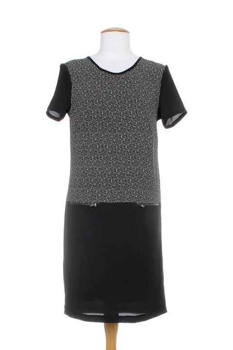 Robe mi-longue femme Xo noir taille : 36 17 FR (FR)