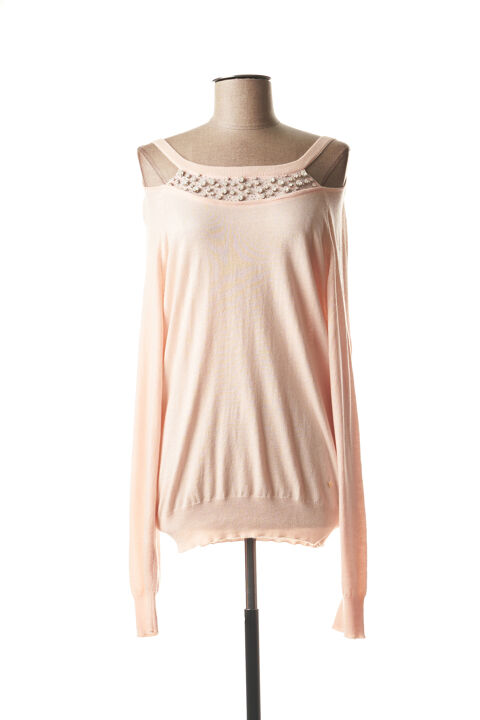 Pull femme Guess rose taille : 38 44 FR (FR)