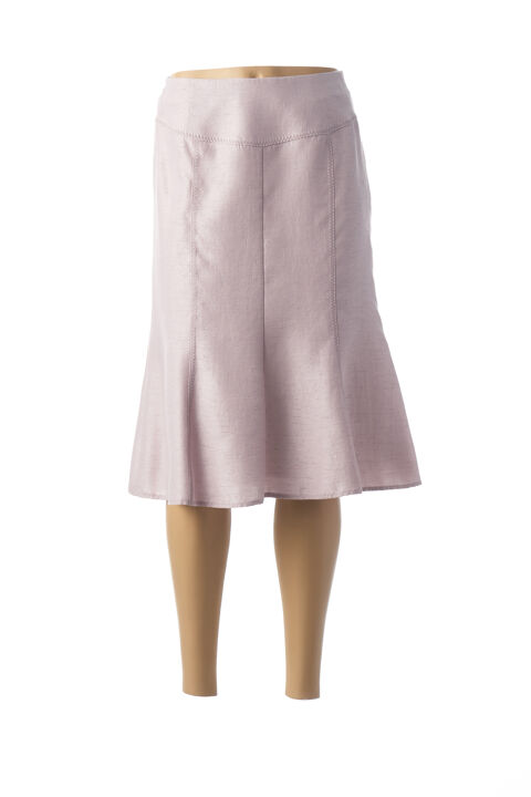 Jupe mi-longue femme France Rivoire rose taille : 40 63 FR (FR)