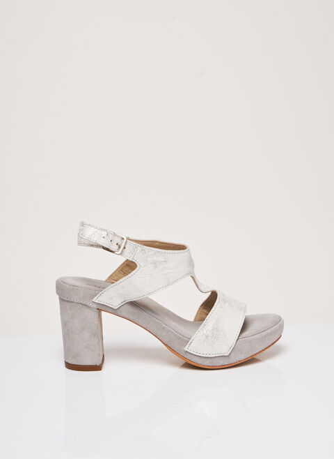 Sandales/Nu pieds femme Khrio gris taille : 40 28 FR (FR)