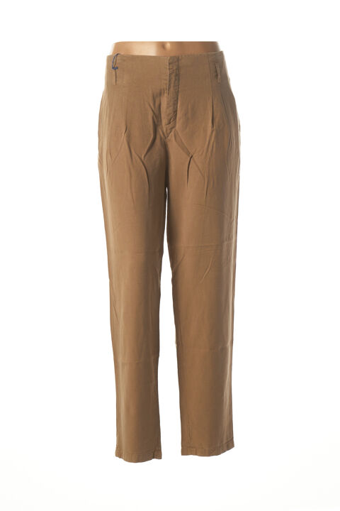 Pantalon droit femme Leon & Harper beige taille : 34 9 FR (FR)