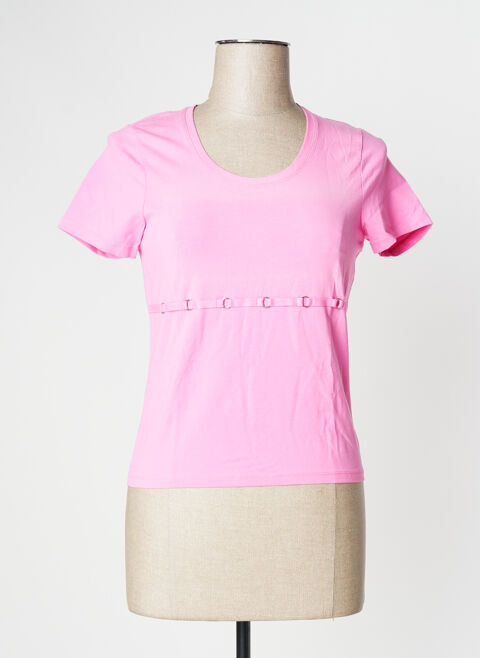 T-shirt femme Manoukian rose taille : 38 19 FR (FR)