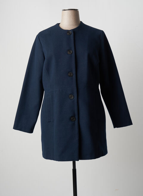 Manteau long femme Zeli bleu taille : 48 74 FR (FR)