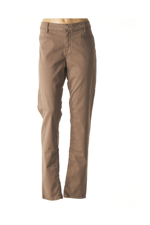 Pantalon slim femme Denim Studio marron taille : W36 35 FR (FR)