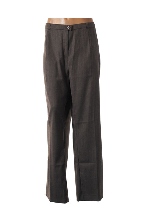 Pantalon droit femme Sym marron taille : 50 51 FR (FR)