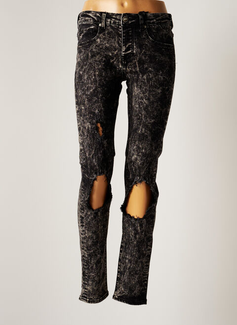 Jeans coupe slim femme Sixth June noir taille : W36 17 FR (FR)