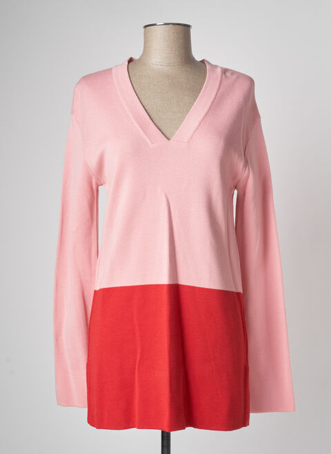 Pull tunique femme Devernois rose taille : 36 35 FR (FR)
