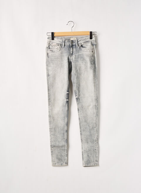 Jeans coupe slim femme Pepe Jeans gris taille : W24 49 FR (FR)