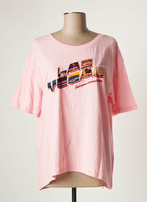 T-shirt femme Swildens rose taille : 38 25 FR (FR)
