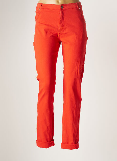 Pantalon slim femme Leyenda & Co orange taille : 44 11 FR (FR)