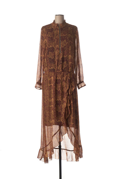 Robe longue femme Coster Copenhagen marron taille : 38 25 FR (FR)