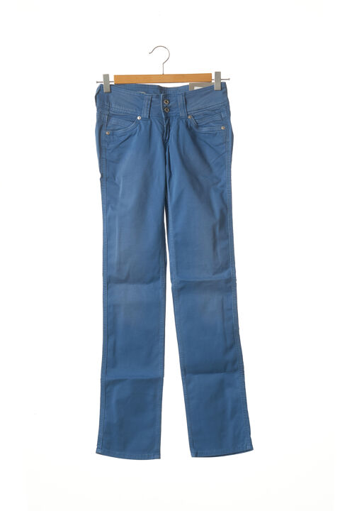 Pantalon droit femme Pepe Jeans bleu taille : W24 28 FR (FR)