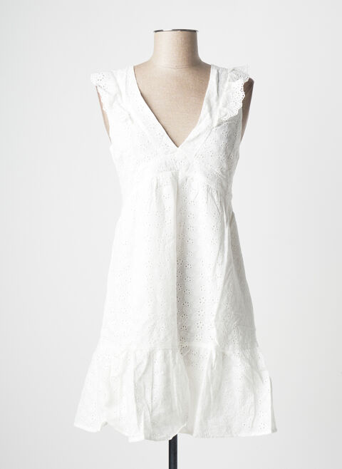 Robe courte femme Lovie & Co blanc taille : 40 27 FR (FR)