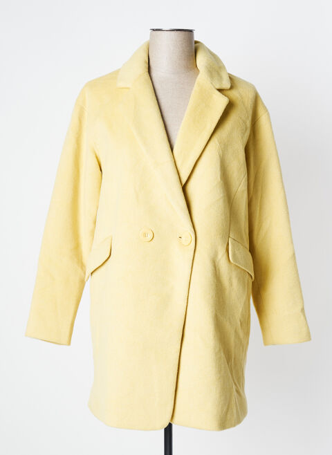 Manteau long femme Cache Cache jaune taille : 34 20 FR (FR)