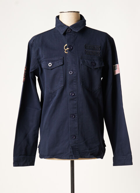 Veste casual homme Iron And Resin bleu taille : M 41 FR (FR)