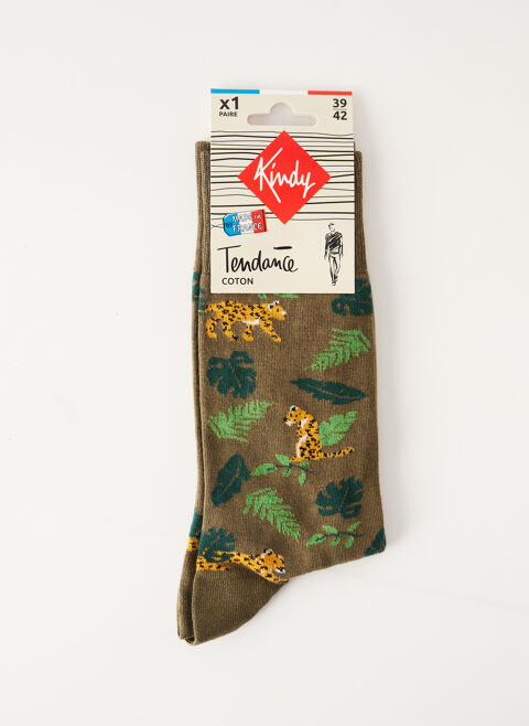 Chaussettes homme Kindy vert taille : 45 4 FR (FR)
