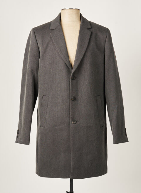 Manteau long homme Jack & Jones gris taille : XL 40 FR (FR)