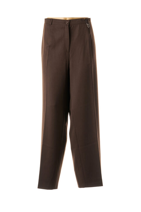 Pantalon droit femme Gelco marron taille : 54 8 FR (FR)