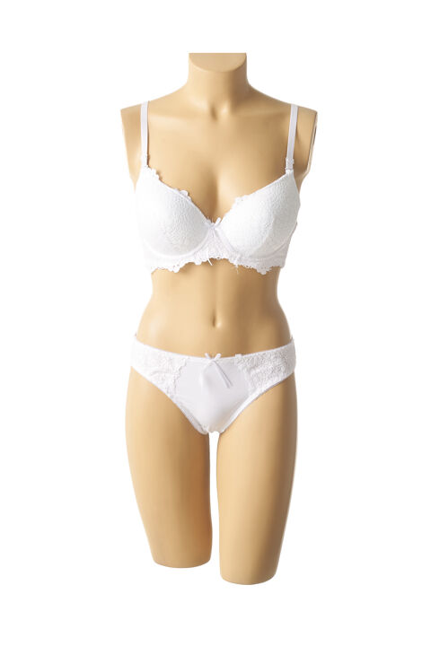 Ensemble lingerie femme Hana blanc taille : 75B XS 12 FR (FR)