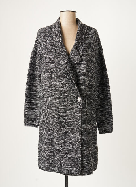 Gilet manches longues femme Grace & Mila gris taille : 36 39 FR (FR)