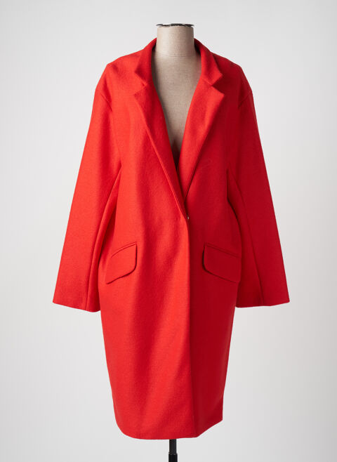 Manteau long femme Devernois rouge taille : 36 179 FR (FR)