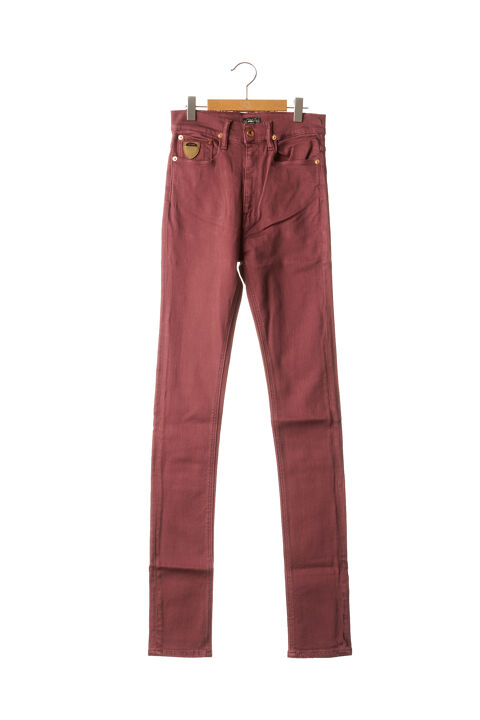 Jeans coupe slim femme April 77 rouge taille : W25 L32 5 FR (FR)