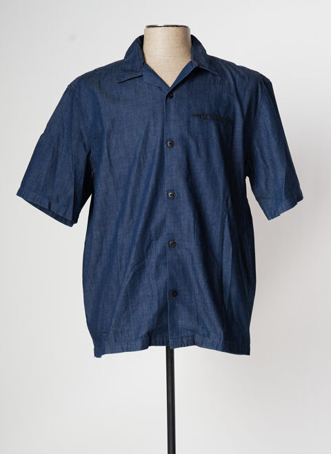 Chemise manches courtes homme Edwin bleu taille : L 35 FR (FR)