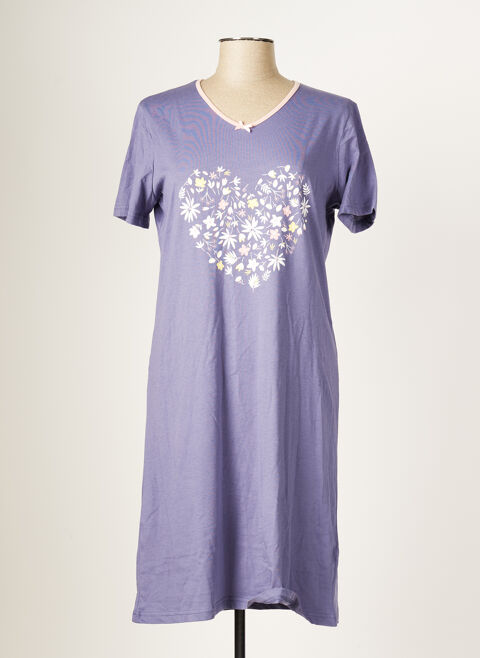 Chemise de nuit femme Damart violet taille : 38 24 FR (FR)