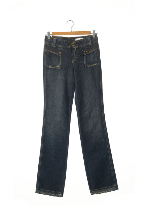 Jeans coupe droite femme Teddy Smith bleu taille : W25 L36 26 FR (FR)