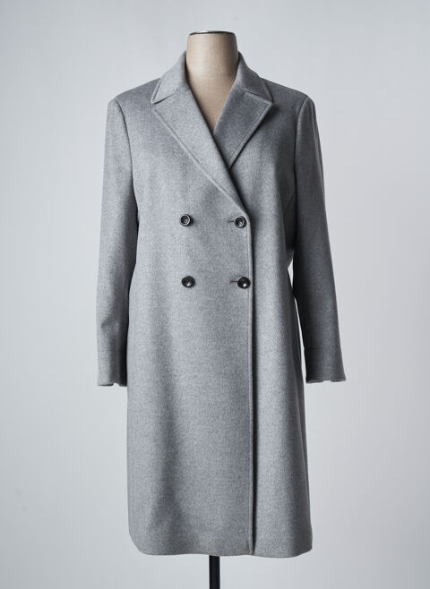 Manteau long femme Devernois gris taille : 48 244 FR (FR)