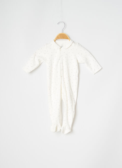 Pyjama fille Petit Bateau blanc taille : 3 M 21 FR (FR)