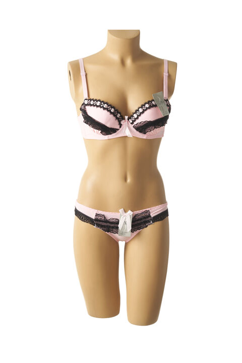 Ensemble lingerie femme Lunna rose taille : 90A XL 12 FR (FR)