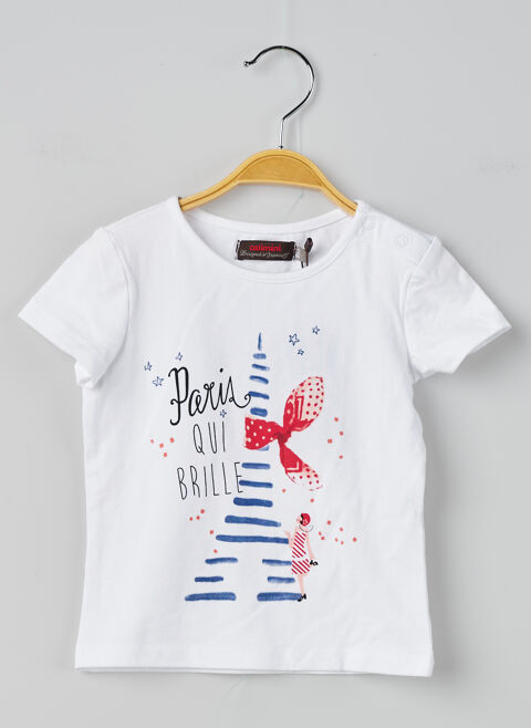 T-shirt fille Catimini blanc taille : 2 A 9 FR (FR)