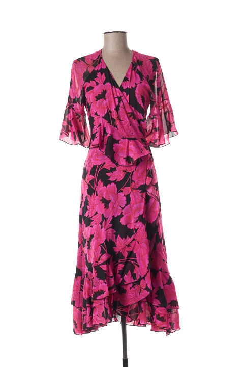 Robe longue femme Diane Von Furstenberg rose taille : 36 107 FR (FR)