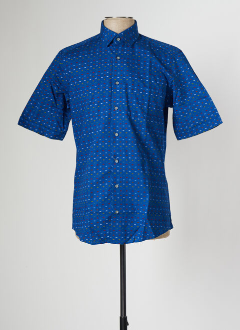 Chemise manches courtes homme Redmond bleu taille : S 24 FR (FR)