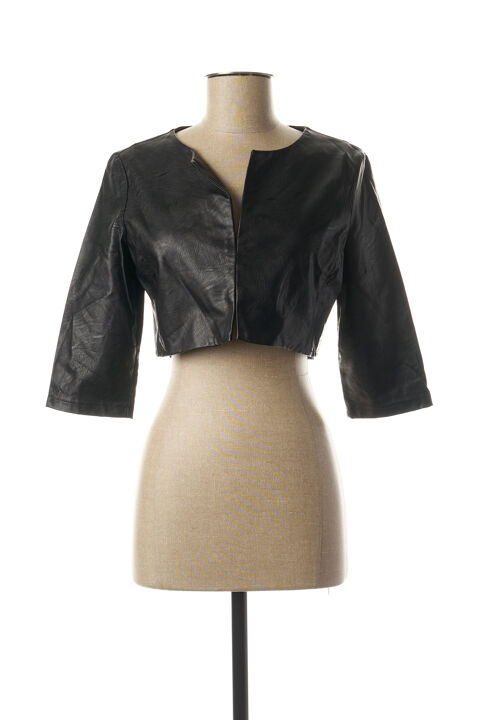 Veste simili cuir femme Rinascimento noir taille : 36 27 FR (FR)