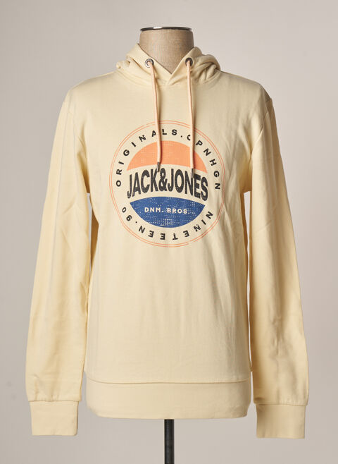 Sweat-shirt  capuche homme Jack & Jones jaune taille : S 14 FR (FR)