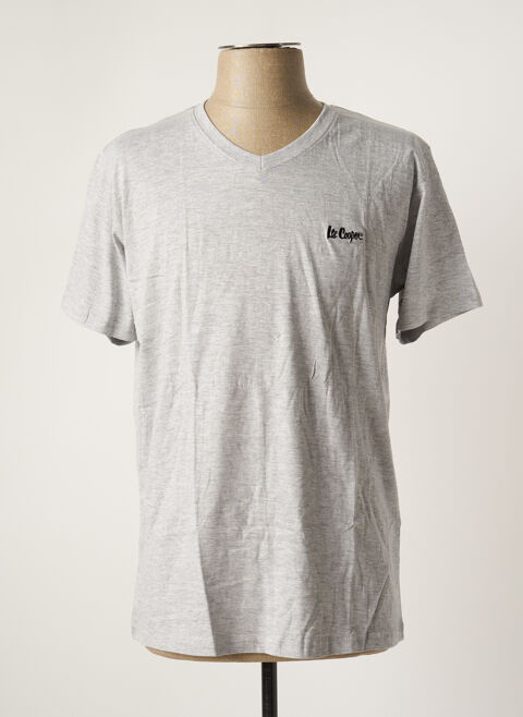 T-shirt homme Lee Cooper gris taille : M 17 FR (FR)