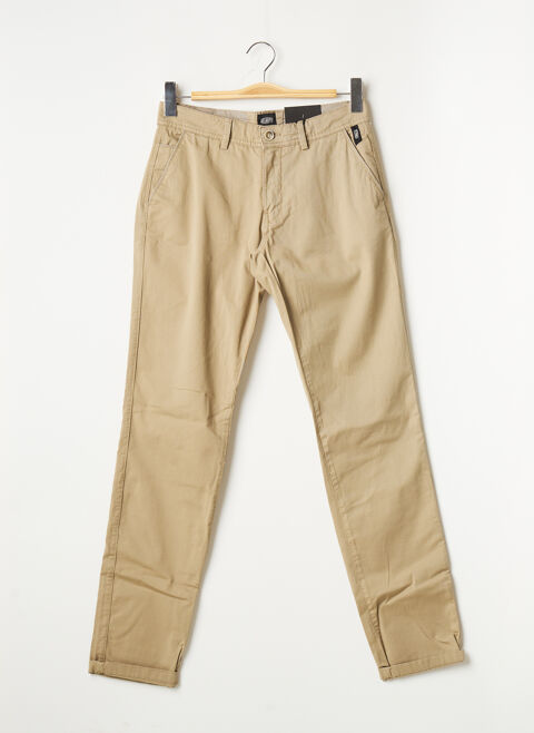 Pantalon chino homme Delahaye beige taille : 38 26 FR (FR)