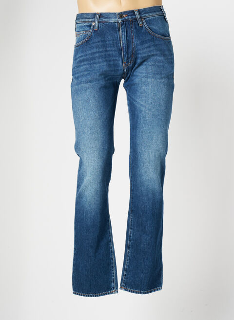 Jeans coupe droite homme Emporio Armani bleu taille : W33 L32 58 FR (FR)