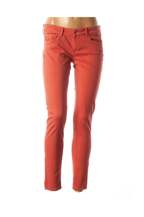 Pantalon slim femme Pepe Jeans orange taille : W32 L30 26 FR (FR)