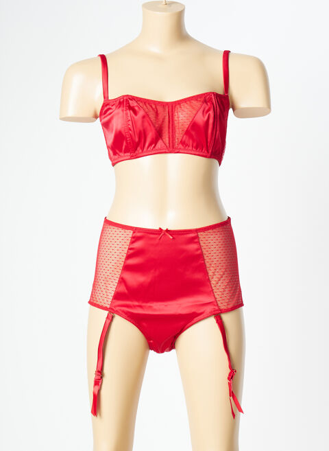 Ensemble lingerie femme Orcanta rouge taille : 36 15 FR (FR)