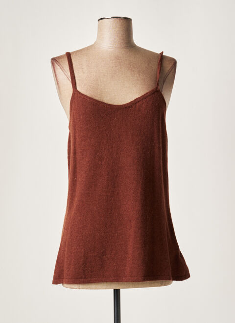 Pull femme Lauren Vidal marron taille : 38 24 FR (FR)