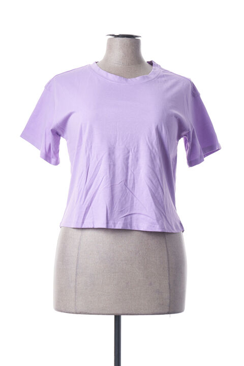 T-shirt femme Pieces violet taille : 36 3 FR (FR)