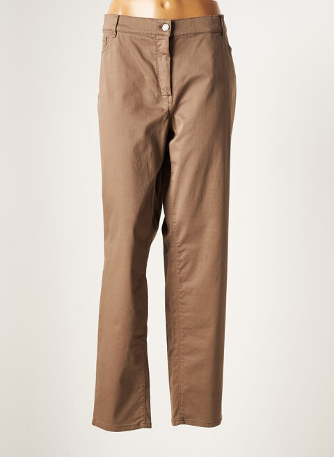 Pantalon droit femme Atelier Gardeur marron taille : 52 27 FR (FR)