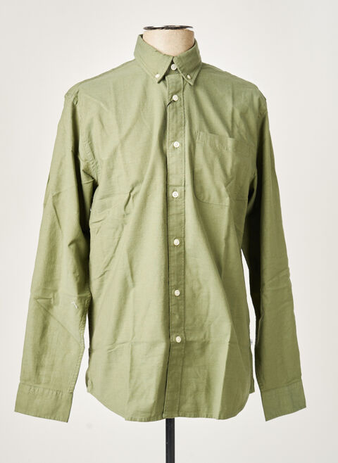 Chemise manches longues homme Selected vert taille : XL 15 FR (FR)