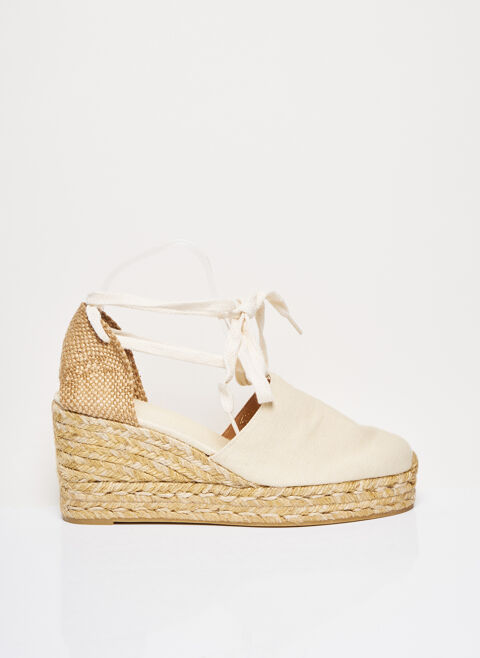 Espadrilles femme Castaner beige taille : 40 31 FR (FR)